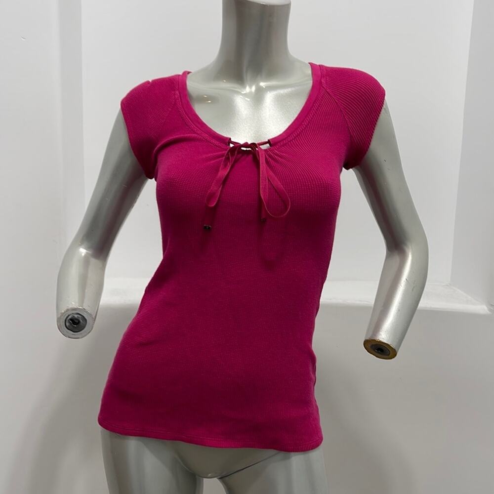 Martin + OSA  Short Sleeve Top Blouse Pink Size XS